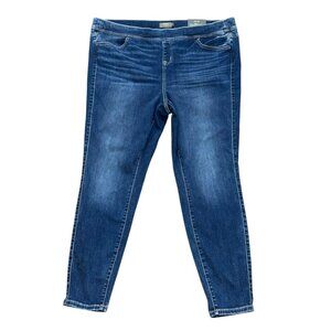 Torrid Lean‎ Jean High-Rise Jegging Avalon Wash Size 3X 22-24 Skinny Pull On